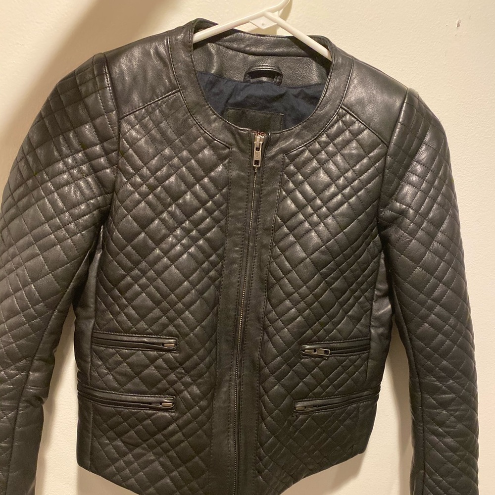 Maje leather jacket